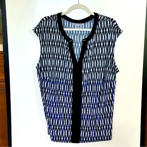 Nygard Keyhole Tunic Top Size 1X or 16/18
